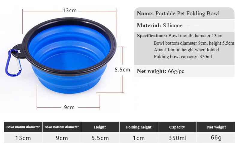 FoldPaws Travel Bowl